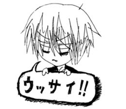 Blackgaze Girl sticker #14993992