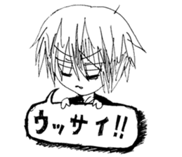 Blackgaze Girl sticker #14993992