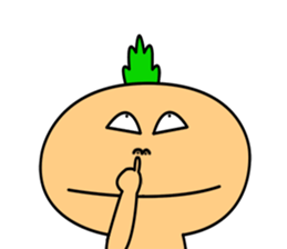 carrot big sticker #14994300