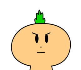 carrot big sticker #14994302