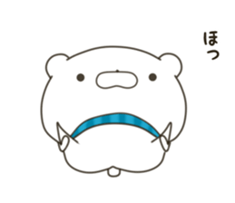 lovely Bear won't say how he is cute sticker #14994341