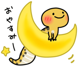 Eublepharis macularius/Leopard gecko sticker #14994673