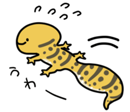 Eublepharis macularius/Leopard gecko sticker #14994674