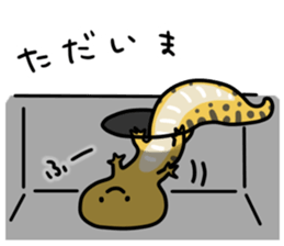 Eublepharis macularius/Leopard gecko sticker #14994676