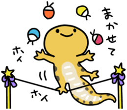 Eublepharis macularius/Leopard gecko sticker #14994688