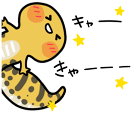 Eublepharis macularius/Leopard gecko sticker #14994690