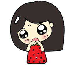 Strawberry1 sticker #14995349