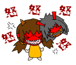 namahage and his wife sticker #14995835