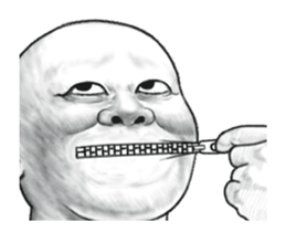 It moves! Skinhead fellow 7 (overseas) sticker #14996358