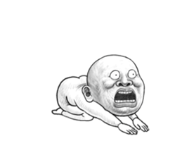 It moves! Skinhead fellow 7 (overseas) sticker #14996365