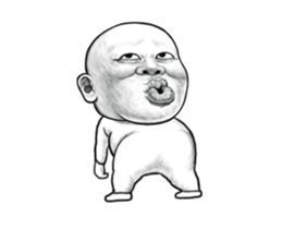 It moves! Skinhead fellow 7 (overseas) sticker #14996369