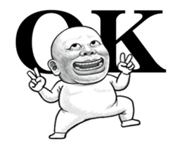 It moves! Skinhead fellow 7 (overseas) sticker #14996370