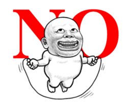 It moves! Skinhead fellow 7 (overseas) sticker #14996371