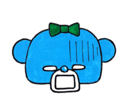 Pink bear in strawberry leotard 2 sticker #14997305