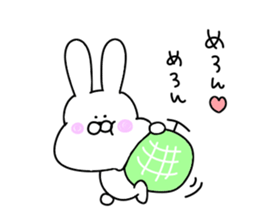 Obedient rabbit.. sticker #14997614