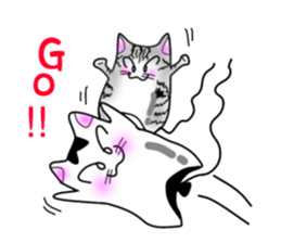 nekonekone monologue. Balloon version. sticker #14997795