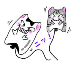 nekonekone monologue. Balloon version. sticker #14997796