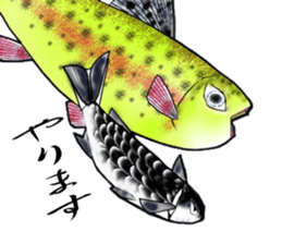 Rainbow trout Sticker sticker #14997870