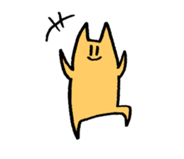 Push up Cat sticker #14998814