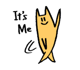 Push up Cat sticker #14998815