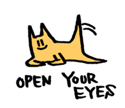 Push up Cat sticker #14998843