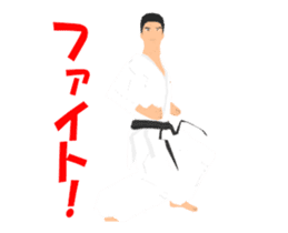 Karate animation sticker. sticker #14999126