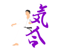 Karate animation sticker. sticker #14999127