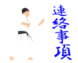 Karate animation sticker. sticker #14999129