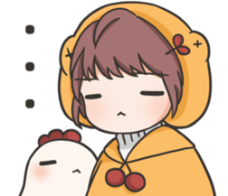 Jojo's friend-the yellow hat-3 sticker #14999135