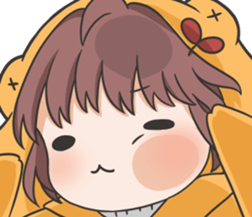 Jojo's friend-the yellow hat-3 sticker #14999136