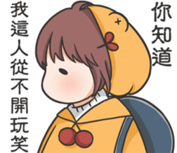 Jojo's friend-the yellow hat-3 sticker #14999156