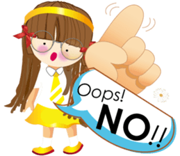 Oops! say "NO" loudly. sticker #14999176
