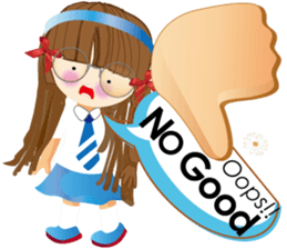 Oops! say "NO" loudly. sticker #14999178