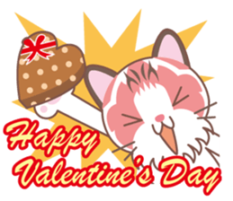 Valentine. Ragdoll of a blue eye sticker #14999774