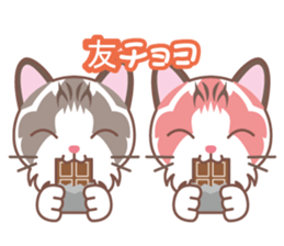 Valentine. Ragdoll of a blue eye sticker #14999780