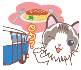 Valentine. Ragdoll of a blue eye sticker #14999783