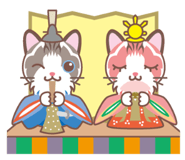 Valentine. Ragdoll of a blue eye sticker #14999796