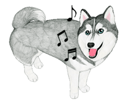 husky motion sticker sticker #14999868