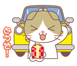 valentine. Round facial Scottish Fold sticker #14999914