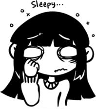 Crybaby Lily-tan sticker #15000081