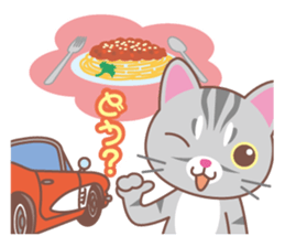 valentine. American Shorthair sticker #15000223