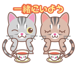 valentine. American Shorthair sticker #15000225