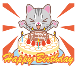 valentine. American Shorthair sticker #15000233