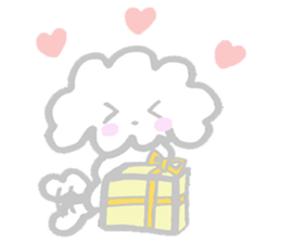 My Maltese dog named Kuun-chan sticker #15000656