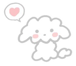 My Maltese dog named Kuun-chan sticker #15000657