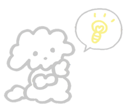 My Maltese dog named Kuun-chan sticker #15000662