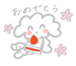 My Maltese dog named Kuun-chan sticker #15000679