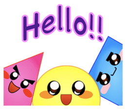 Hi Geometry sticker #15001294