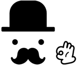 Gentleman's sticker #15001600