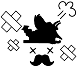 Gentleman's sticker #15001626